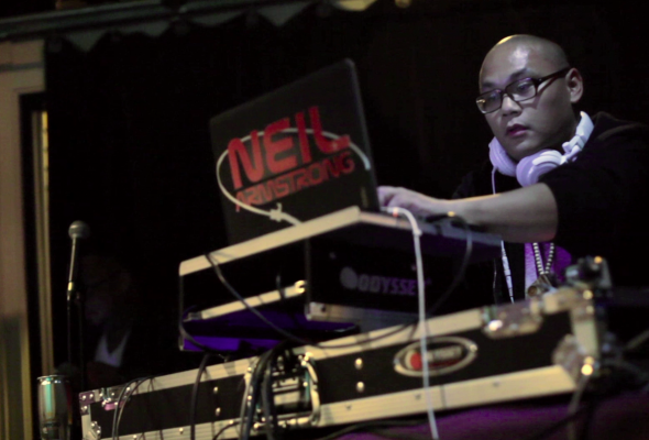 DJ Neil Armstrong for the SF International Asian American Film Festival