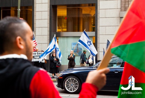 Two Protests, one evening in San Francisco
